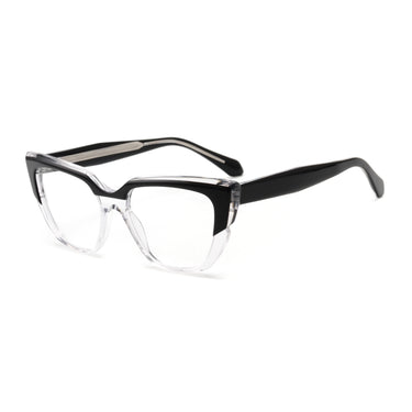 Women Vista Eyeglasses: Akide - Black - SpaceSMART Eye Clinic (Diagonal View)